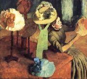 Edgar Degas La Boutique de Mode